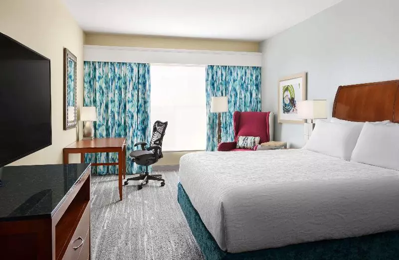 キングサイズベッドのスタンダードルーム, Hilton Garden Inn Dallas Richardson