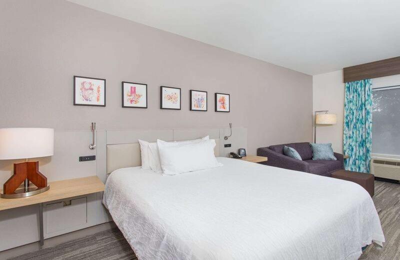 带大床的豪华间, Hilton Garden Inn Knoxville West/cedar Bluff