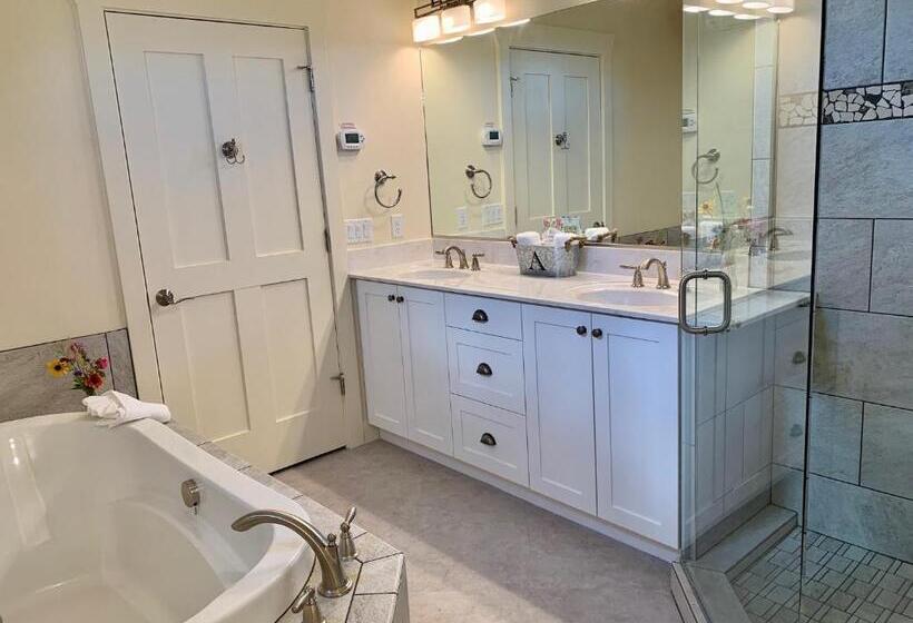 חדר דחוקס עם מיטת קינג, Annie S Place Bed & Breakfast