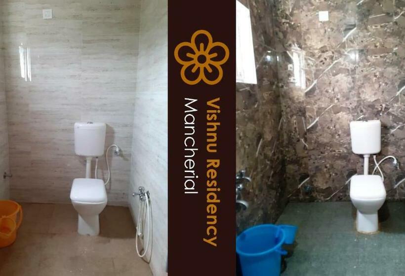 스탠다드 룸 킹사이즈 침대, Vishnu Residency Mancherial