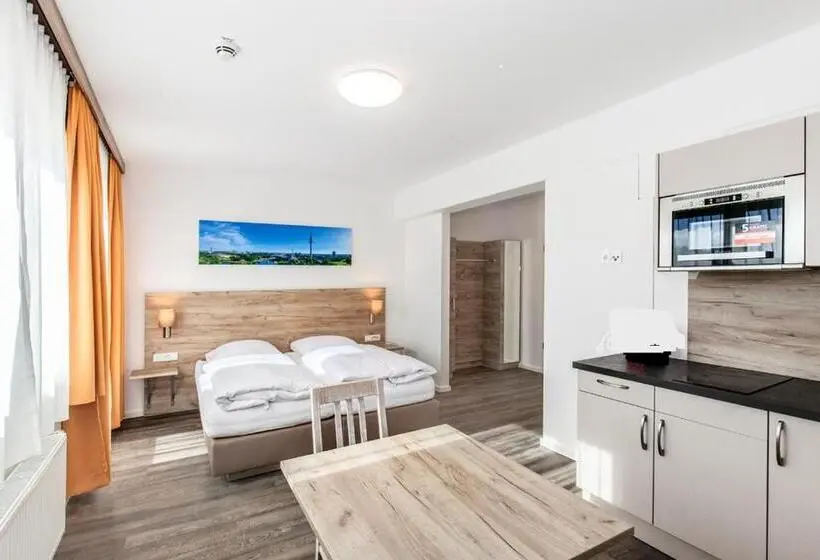 Appartamento 1 Camera da Letto, Aparthotel Oberfeld West München, Selbstversorger