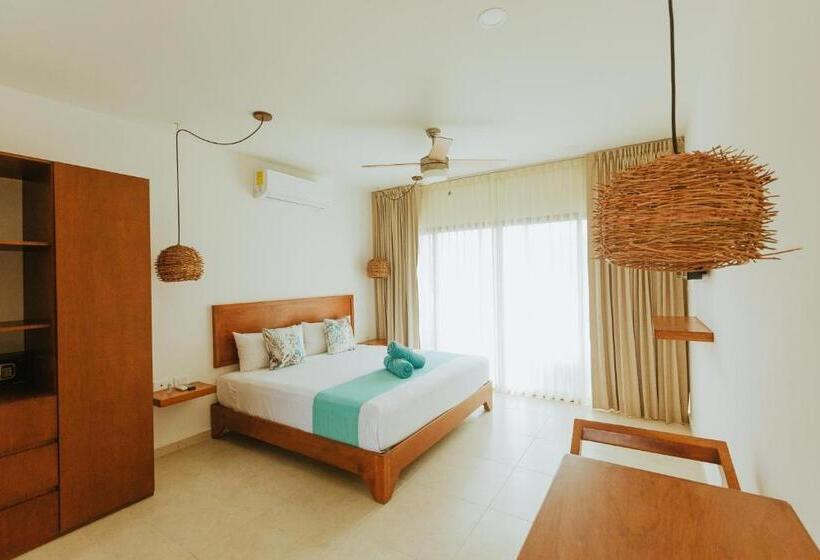 침실 1개 디럭스 아파트, Boutique Naj Casa Holbox