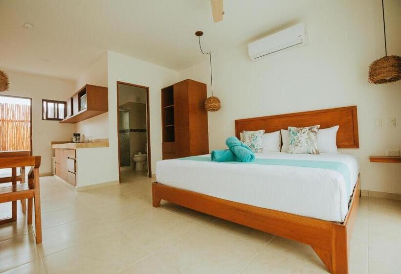 침실 1개 디럭스 아파트, Boutique Naj Casa Holbox