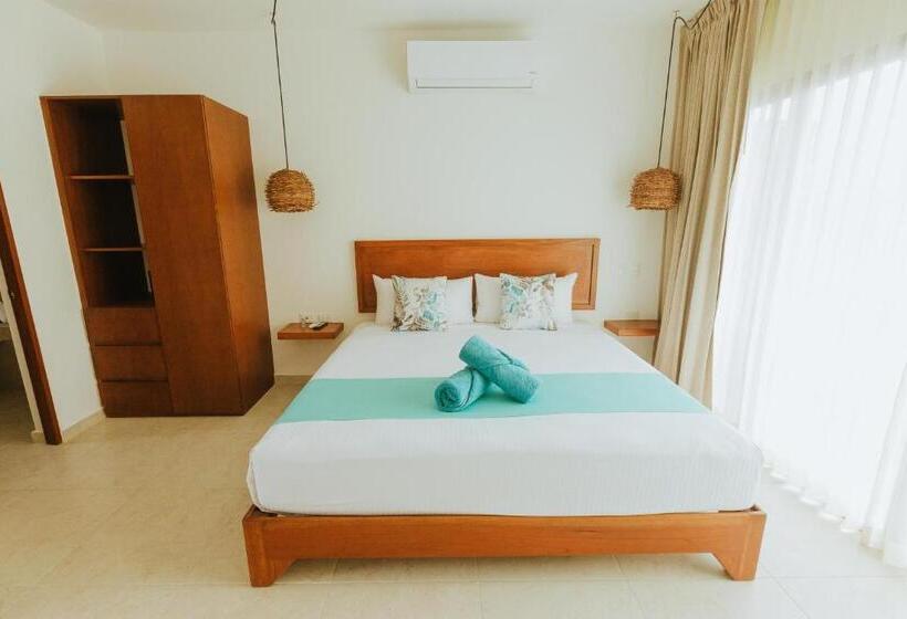 침실 1개 디럭스 아파트, Boutique Naj Casa Holbox