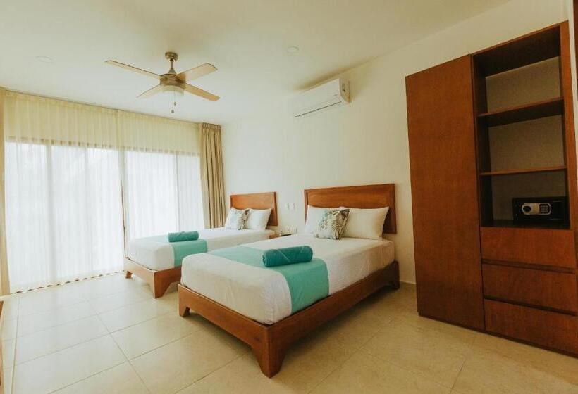 디럭스 4인 룸, Boutique Naj Casa Holbox