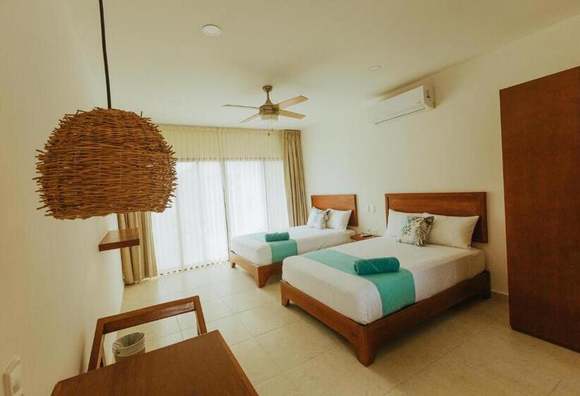 디럭스 4인 룸, Boutique Naj Casa Holbox