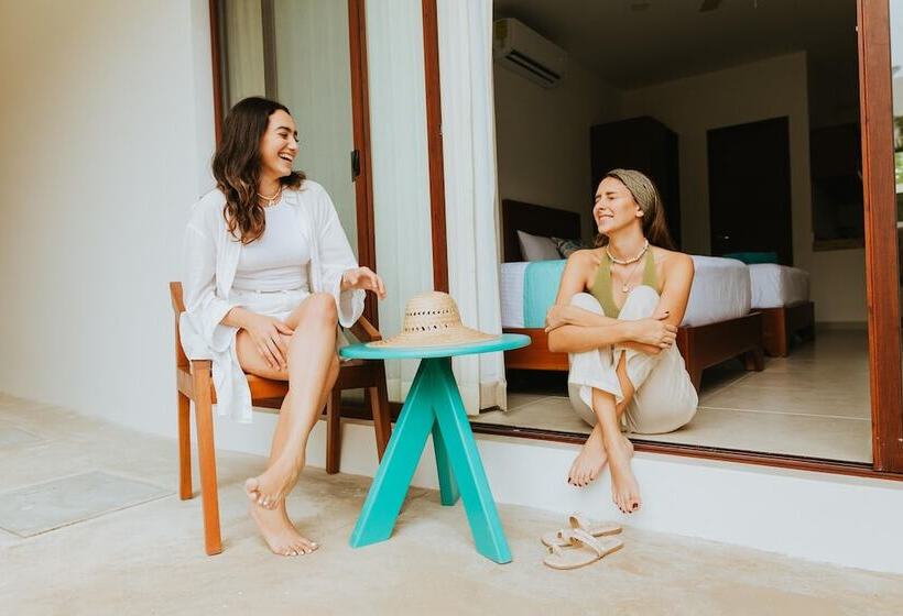 디럭스 4인 룸, Boutique Naj Casa Holbox