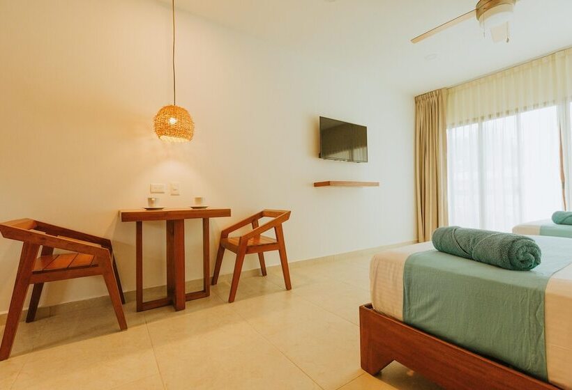 디럭스 4인 룸, Boutique Naj Casa Holbox