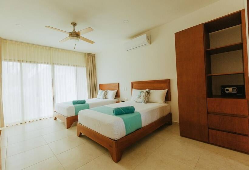 디럭스 4인 룸, Boutique Naj Casa Holbox