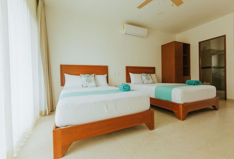 디럭스 4인 룸, Boutique Naj Casa Holbox