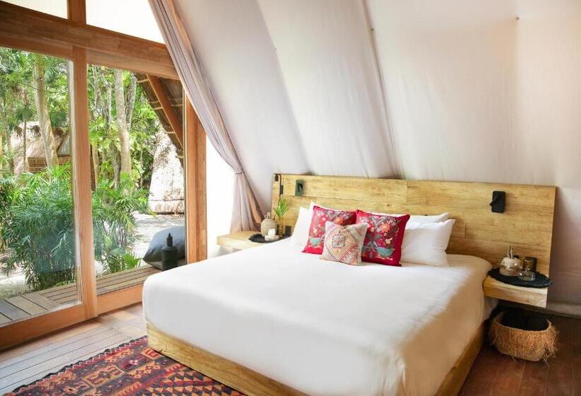 חדר סופריור עם מיטת קינג, Our Habitas Bacalar - Adults Only