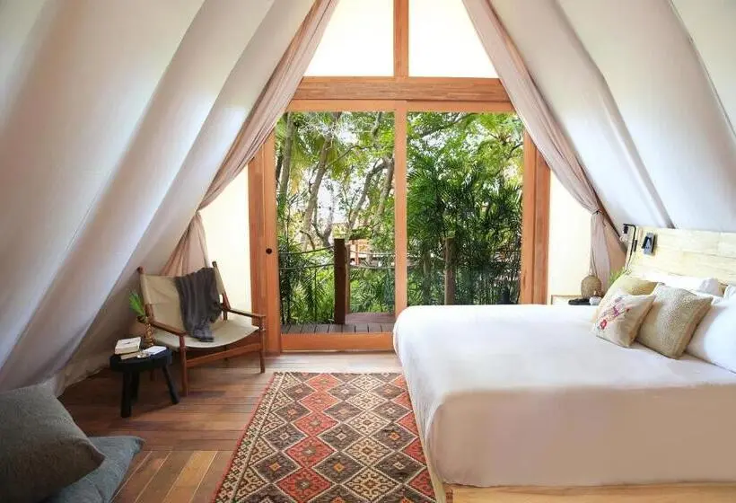 キングサイズベッドのデラックスルーム, Our Habitas Bacalar - Adults Only