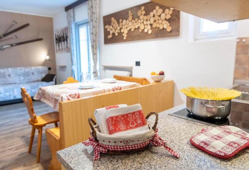 침실 1개 전망 아파트, Appartamenti Residence La Roggia