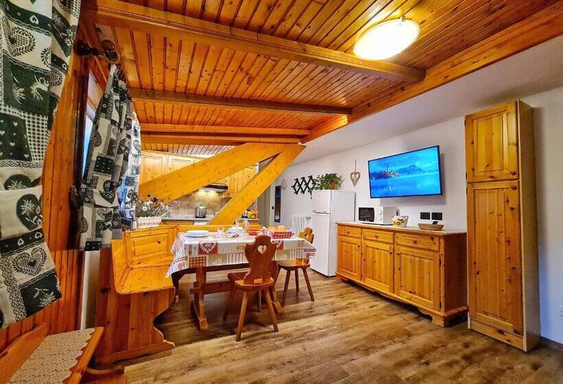 1침실 펜트하우스 아파트, Appartamenti Residence La Roggia