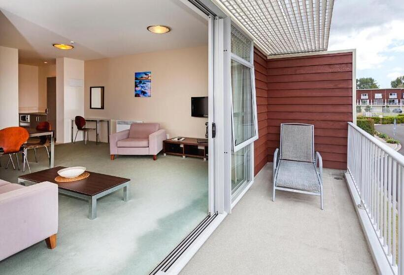 침실 1개 발코니 아파트, Beachside Resort Motel Whitianga