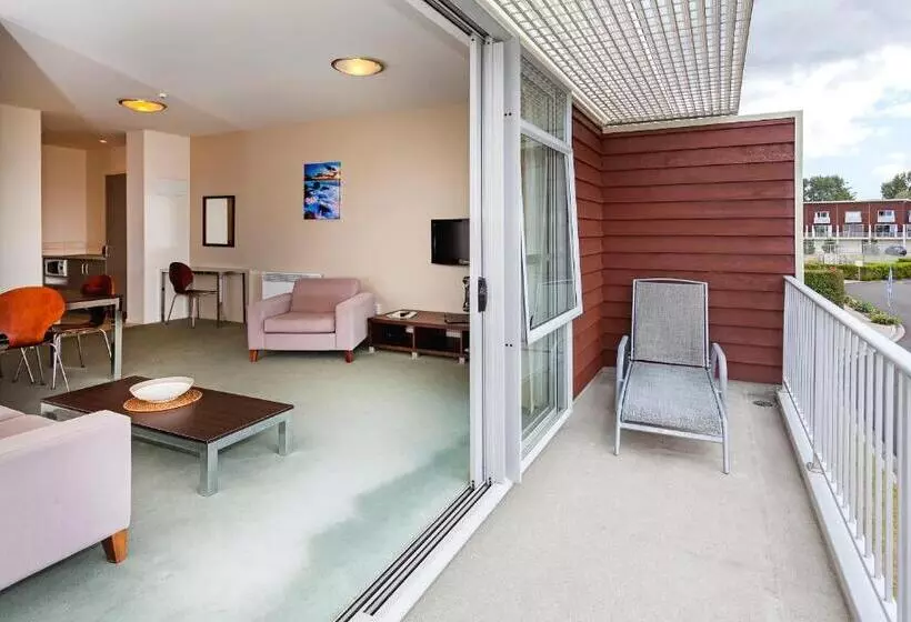 バルコニー付き１ベッドルームアパートメント, Beachside Resort Motel Whitianga