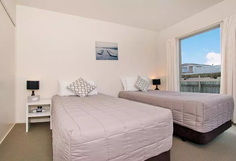 バルコニー付２ベッドルームアパートメント, Beachside Resort Motel Whitianga