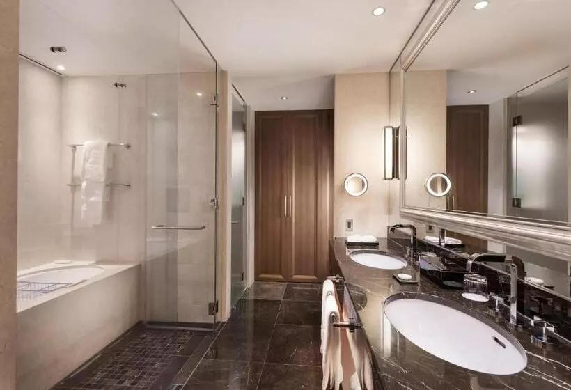 اتاق دلوکس با تخت کینگ و چشم‌انداز شهر, St. Regis Osaka