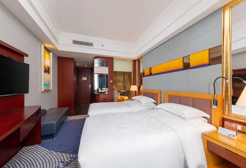 琮城市景观的豪华间, Zhuhai Charming Holiday Hotel Free Welcome Fruit Plate