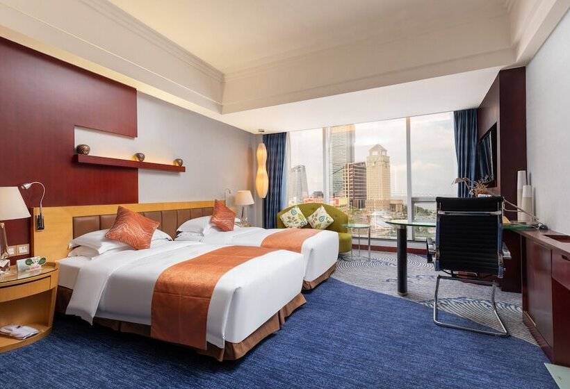 اتاق لوکس با چشم‌انداز دریا, Zhuhai Charming Holiday Hotel Free Welcome Fruit Plate