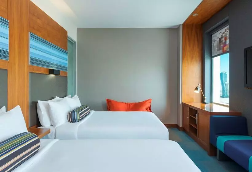２ダブルベッドのスタンダードルーム, Aloft Abu Dhabi