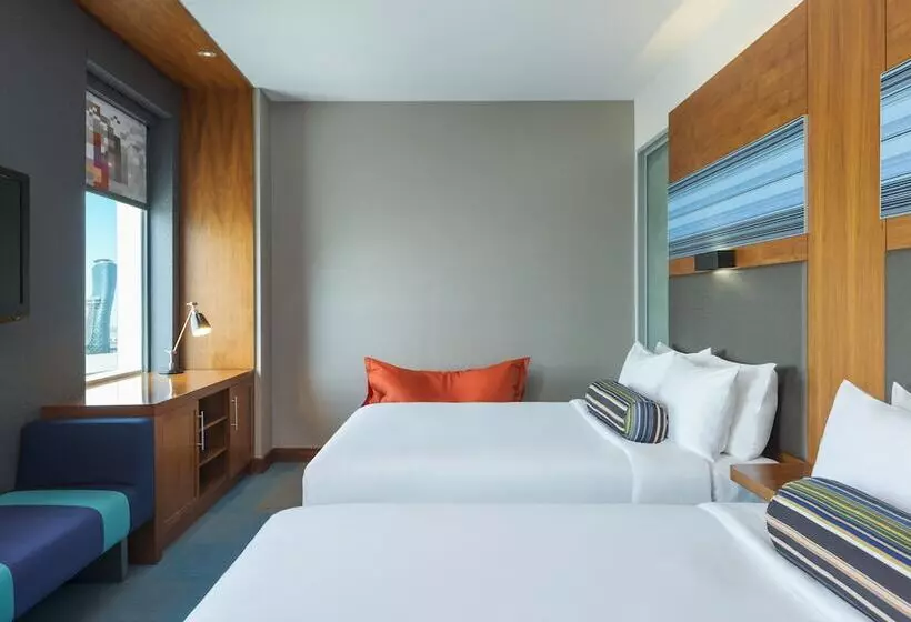 ２ダブルベッドのスタンダードルーム, Aloft Abu Dhabi
