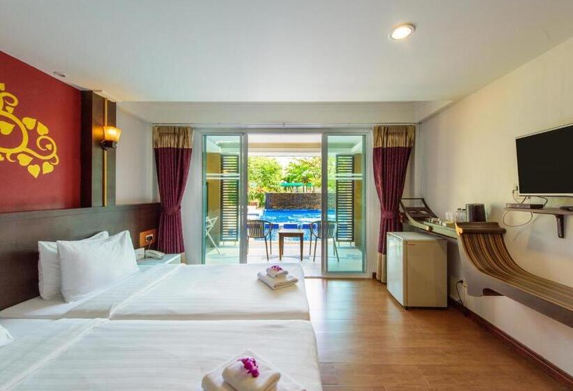 Quarto deluxe, Baan Grood Arcadia Resort & Spa