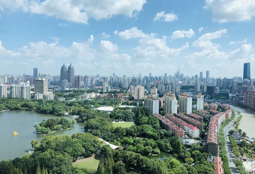 디럭스룸 공원 전망, Jw Marriott Hotel Shanghai Changfeng Park