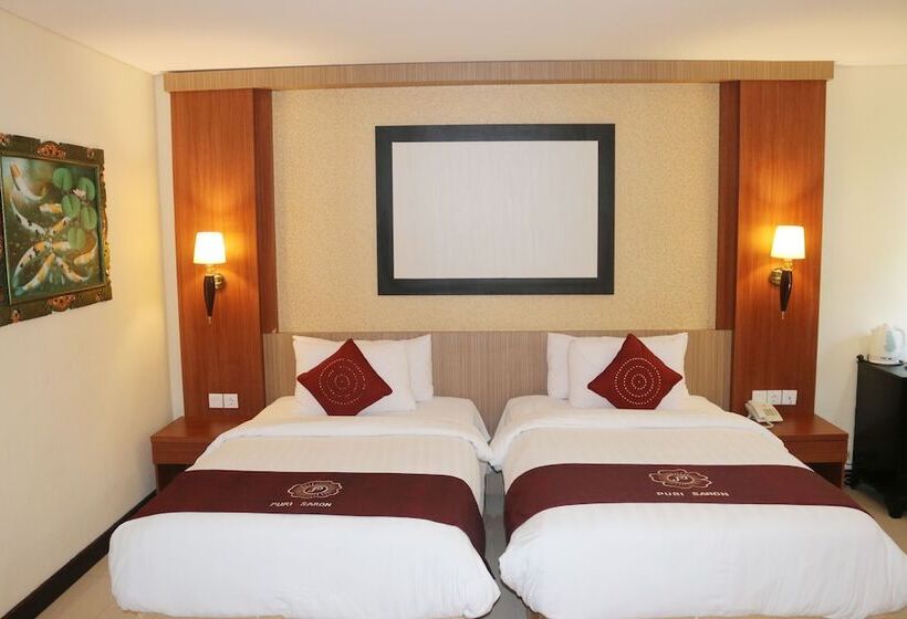 غرفة ديلوكس, Puri Saron Hotel Baruna Beach Lovina