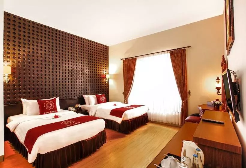 ツーベッドルーム　ヴィラ, Puri Saron Hotel Baruna Beach Lovina