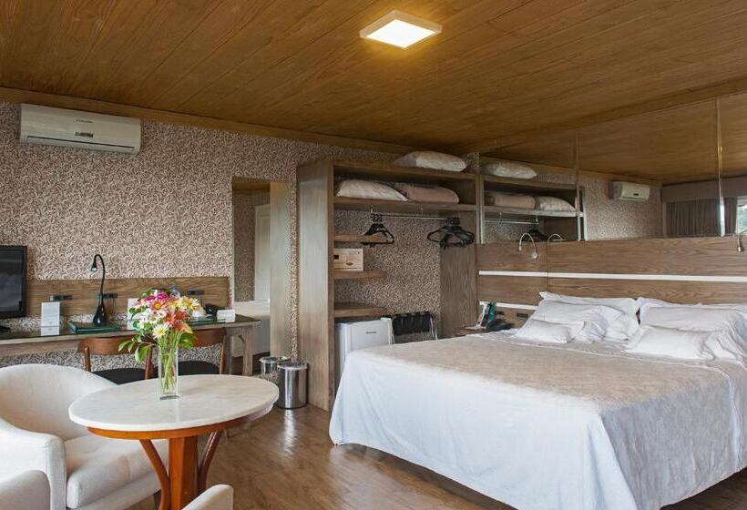 חדר סופריור עם ג'קוזי, Villa Bella Hotel & Spa Gramado