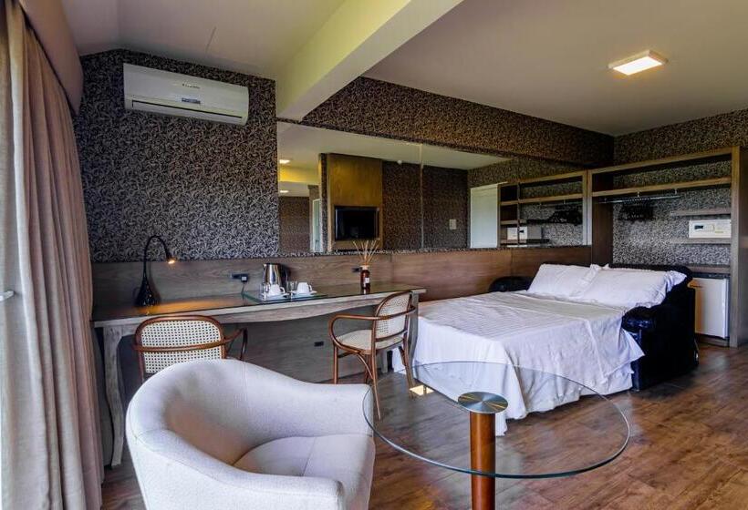 디럭스 스위트 킹 침대, Villa Bella Hotel & Spa Gramado