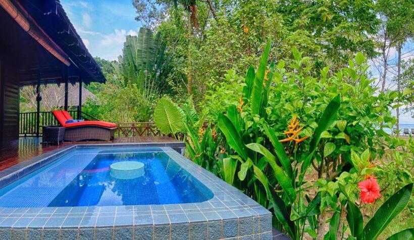וילה עם חדר שינה אחד ובריכת שחיה, Bunga Raya Island Resort & Spa