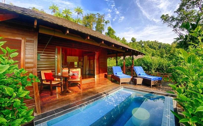 וילה עם חדר שינה אחד ובריכת שחיה, Bunga Raya Island Resort & Spa