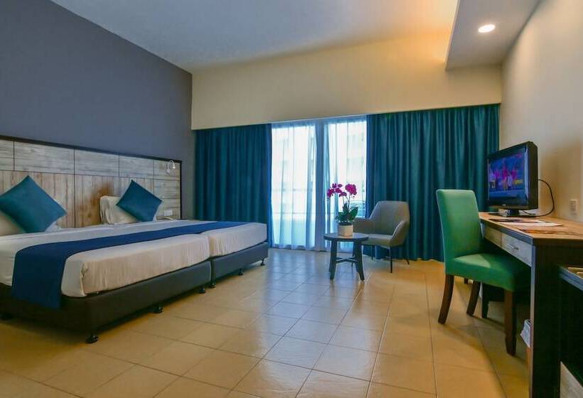 חדר דלוקס עם נוף, Flamingo By The Beach Penang