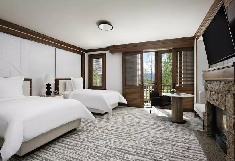 ２ダブルベッドのスタンダードルーム, Four Seasons Resort Jackson Hole