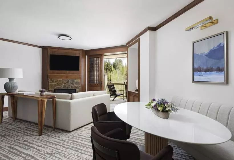 景色の見えるスイートルーム, Four Seasons Resort Jackson Hole