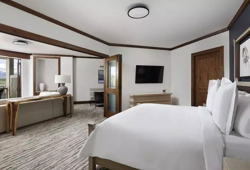 景色の見えるスイートルーム, Four Seasons Resort Jackson Hole
