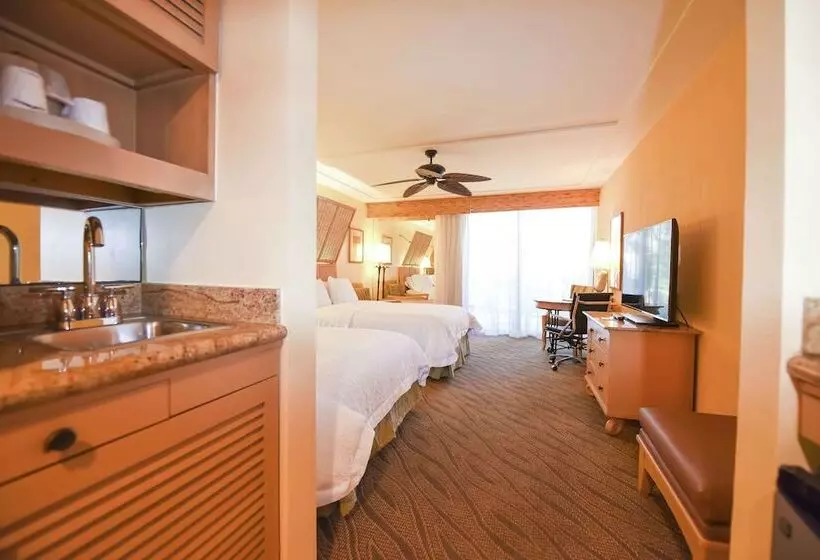 ２ダブルベッドのスタンダードルーム, Hampton Inn Key Largo Manatee Bay