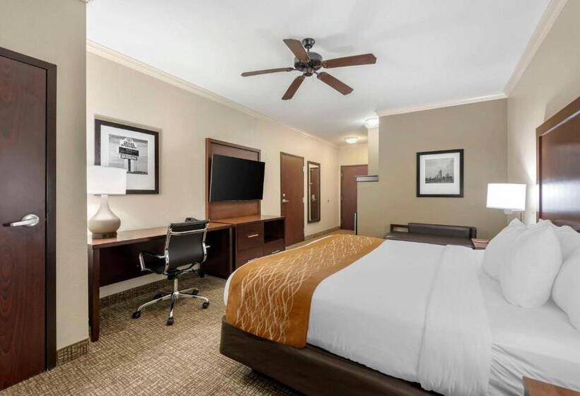 キングサイズベッドのスタンダードルーム, Comfort Inn & Suites Fort Worth  Fossil Creek
