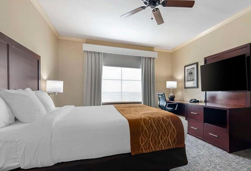 キングサイズベッドのスタンダードルーム, Comfort Inn & Suites Fort Worth  Fossil Creek