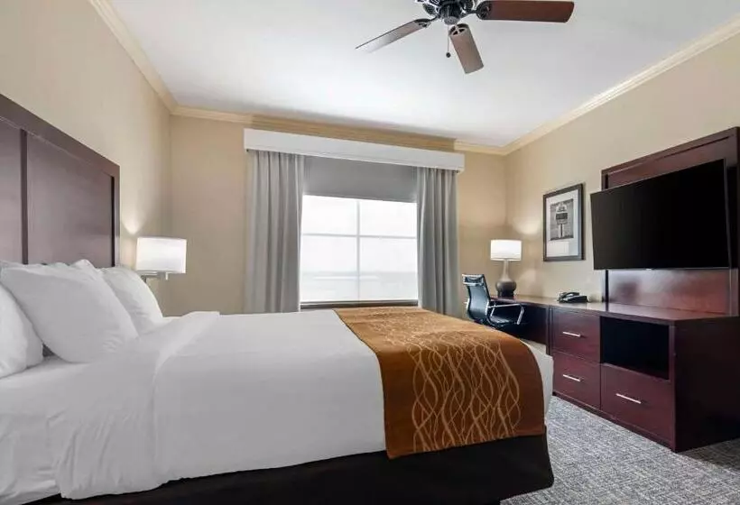 اتاق استاندارد با تخت بزرگ برای معلولان, Comfort Inn & Suites Fort Worth  Fossil Creek