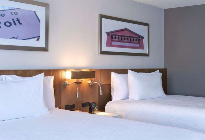 Quarto Estandar, Hilton Garden Inn Detroit Downtown