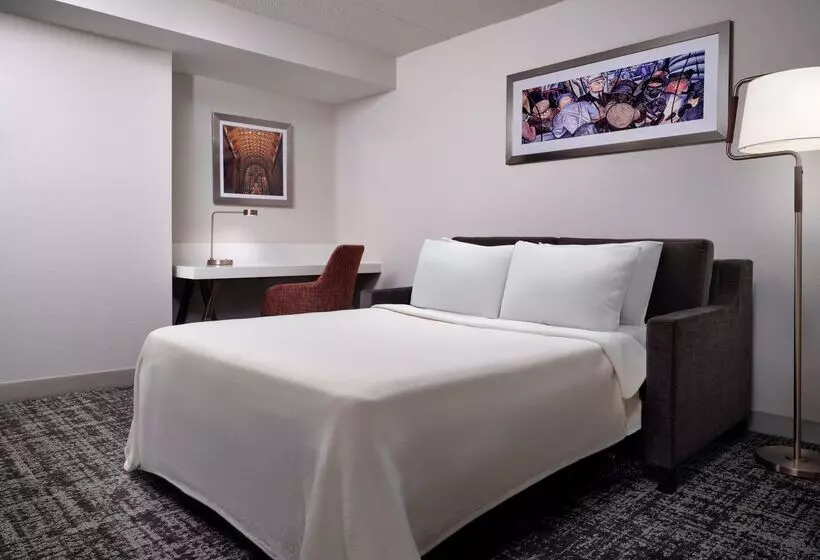 سوئیت جونیور با تخت بزرگ, Hilton Garden Inn Detroit Downtown