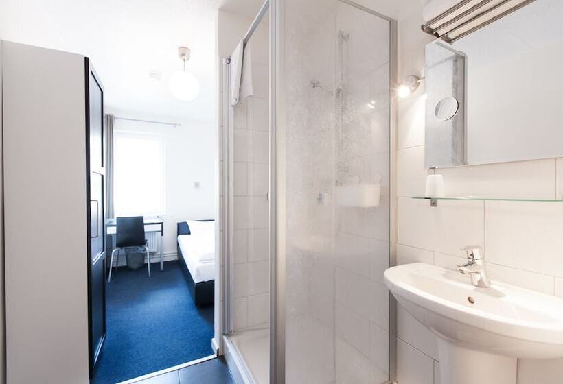 标准单人间共用浴室, Arcade Hotel & Hostel Hamburg