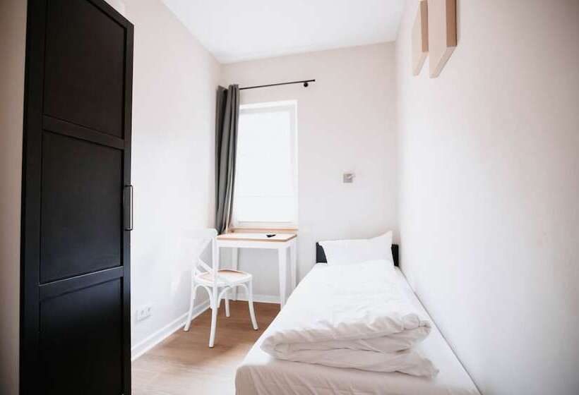 标准单人间共用浴室, Arcade Hotel & Hostel Hamburg