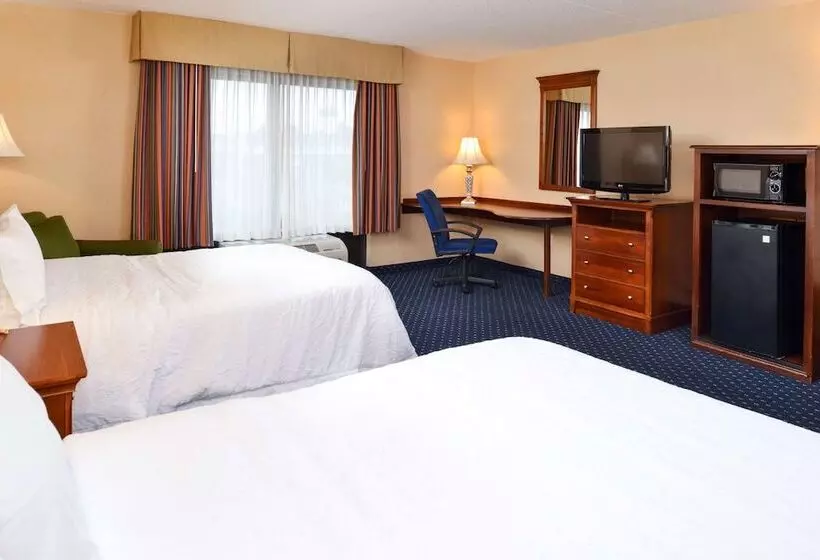 ２ダブルベッドのスタンダードルーム, Hampton Inn & Suites Fredericksburg South