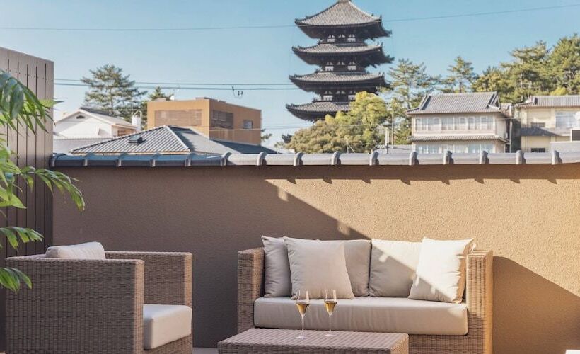 디럭스 룸, Ryokan Asukasou At The Entrancne Of Nara Park