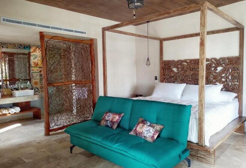 바다전망 스위트 (자쿠지), Azucar Hotel Tulum