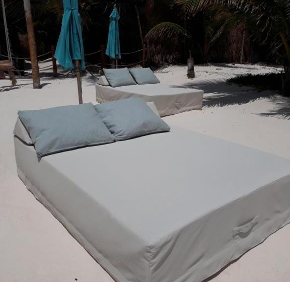 디럭스 룸 측면 바다 전망, Azucar Hotel Tulum